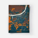 affiche carte perth vintage.webp