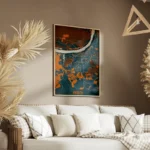 affiche carte perth vintage salon.webp