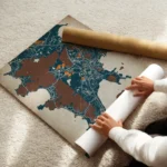 affiche carte phuket vintage enroule.webp