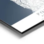 affiche carte porto aluminium.webp