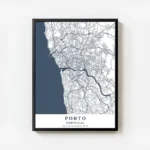 affiche carte porto avec cadre.webp