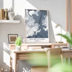 affiche carte rio de janeiro bureau.webp