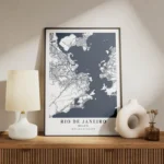 affiche carte rio de janeiro meuble.webp