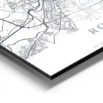 affiche carte rome aluminium.webp