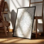 affiche carte rome encadre.webp