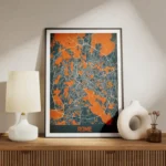 affiche carte rome vintage meuble.webp