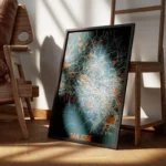 affiche carte san jose vintage encadre.webp