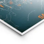 affiche carte san jose vintage lightpanel.webp