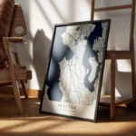 affiche carte seattle encadre.webp