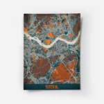 affiche carte seoul vintage.webp