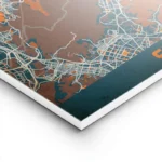 affiche carte seoul vintage lightpanel.webp