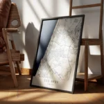 affiche carte tel aviv encadre.webp