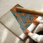 affiche carte tel aviv vintage enroule.webp