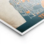 affiche carte tel aviv vintage lightpanel.webp