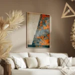 affiche carte tel aviv vintage salon.webp