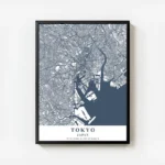 affiche carte tokyo avec cadre.webp