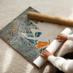 affiche carte tokyo vintage enroule.webp