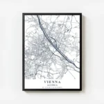 affiche carte vienna avec cadre.webp
