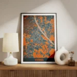 affiche carte vienna vintage meuble.webp