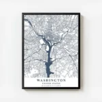 affiche carte washington avec cadre.webp
