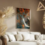 affiche carte zurich vintage salon.webp