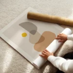 poster abstrait formes organiques terreuses enroule.webp