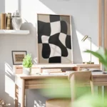 poster abstrait geometrique bureau.webp