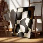 poster abstrait geometrique encadre.webp