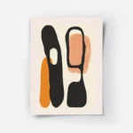 poster abstrait minimaliste noir et orange.webp