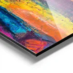 poster abstrait multicolore aluminium.webp
