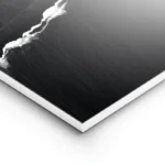 poster abstrait plage noire lightpanel.webp