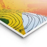 poster abstrait rouge jaune blanc lightpanel.webp