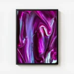 poster abstrait violet et blanc avec cadre.webp