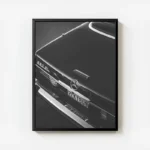 poster ancienne voiture mercedes avec cadre.webp