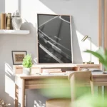 poster ancienne voiture mercedes bureau.webp