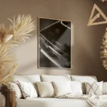 poster ancienne voiture mercedes salon.webp