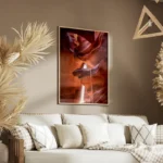 poster antelope canyon lumineux salon.webp