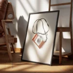 poster appareil photo vintage encadre.webp