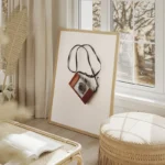 poster appareil photo vintage salon beige.webp