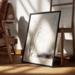 poster arbre enneige encadre.webp