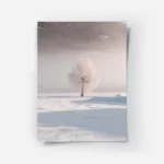 poster arbre isole en hiver.webp