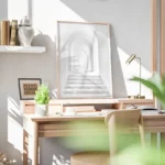 poster architecture moderne blanche bureau.webp