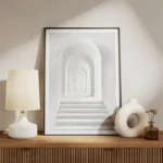 poster architecture moderne blanche meuble.webp