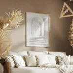 poster architecture moderne blanche salon.webp