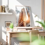 poster architecture moderne doree bureau.webp
