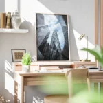 poster architecture moderne hautes tours bureau.webp