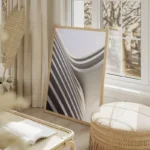 poster architecture moderne incurvee salon beige.webp