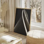 poster architecture moderne minimale salon beige.webp