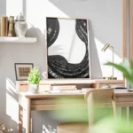 poster architecture moderne noir et blanc bureau.webp