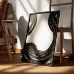 poster architecture moderne noir et blanc encadre.webp